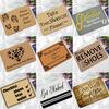 Letter Funny Welcome Home Entrance Floor Rug Non-slip Doormat Outdoor Mat