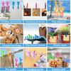 8PCS Large Beach Towel Clips for Beach Chairs, 3.7 Inch Windproof Towel Chair Clips for Beach/Pool/Cruise Chairs, Clothes P Heavy Duty 4 Colors