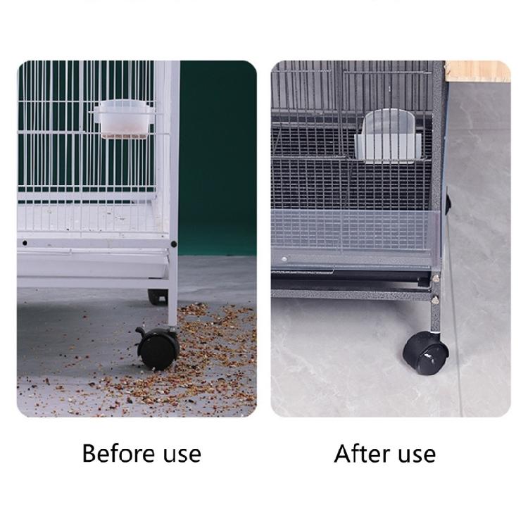 Интерактивная боковая защита от мочи для клетки для птиц, защита от разбрызгивания, подстилки, интерактивная защита от разбрызгивания для клетки для попугая