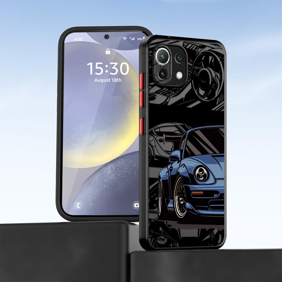Чехол для Xiaomi Mi 11 Lite 11T 12X 12T 11T Pro с изображением японских спортивных автомобилей, мягкий чехол
