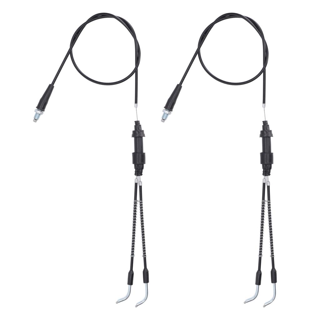 Throttle Cable Black 01 0813 Metal Pull Push Throttle Cable Replacement for Banshee 350 YFZ350 1987‑2006