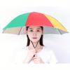 1 Pc 27 "Foldable Sun Protection Umbrella For Fishing Hiking Hat Camping Outdoor Farming Hands Free