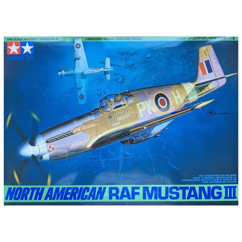 Tamiya Серия «Шедевр» Мустанг 3 1/48