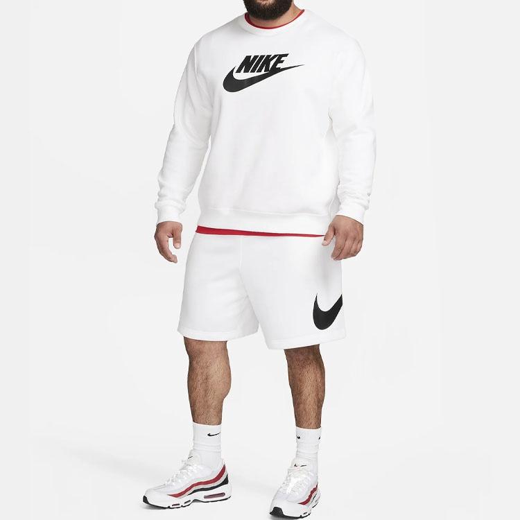 Nike Шорты с графическим принтом Sportswear Club 'Белый Черный' Мужские BV2721-100