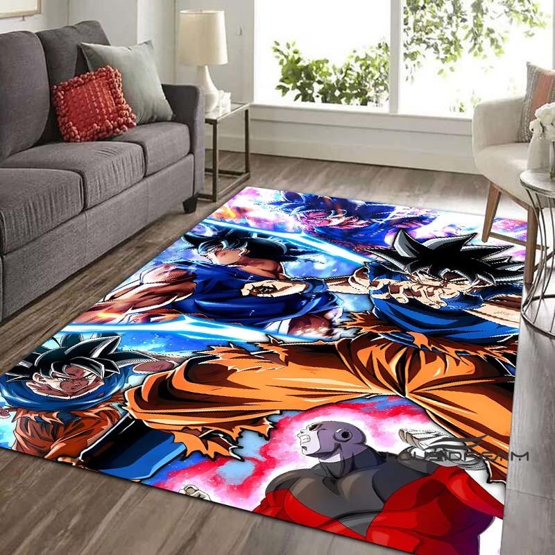 Коврик Dragon Ball Берус, Бог Разрушения, Подходит для Спален, Гостиных и Балконов; Нескользящий коврик для пола.