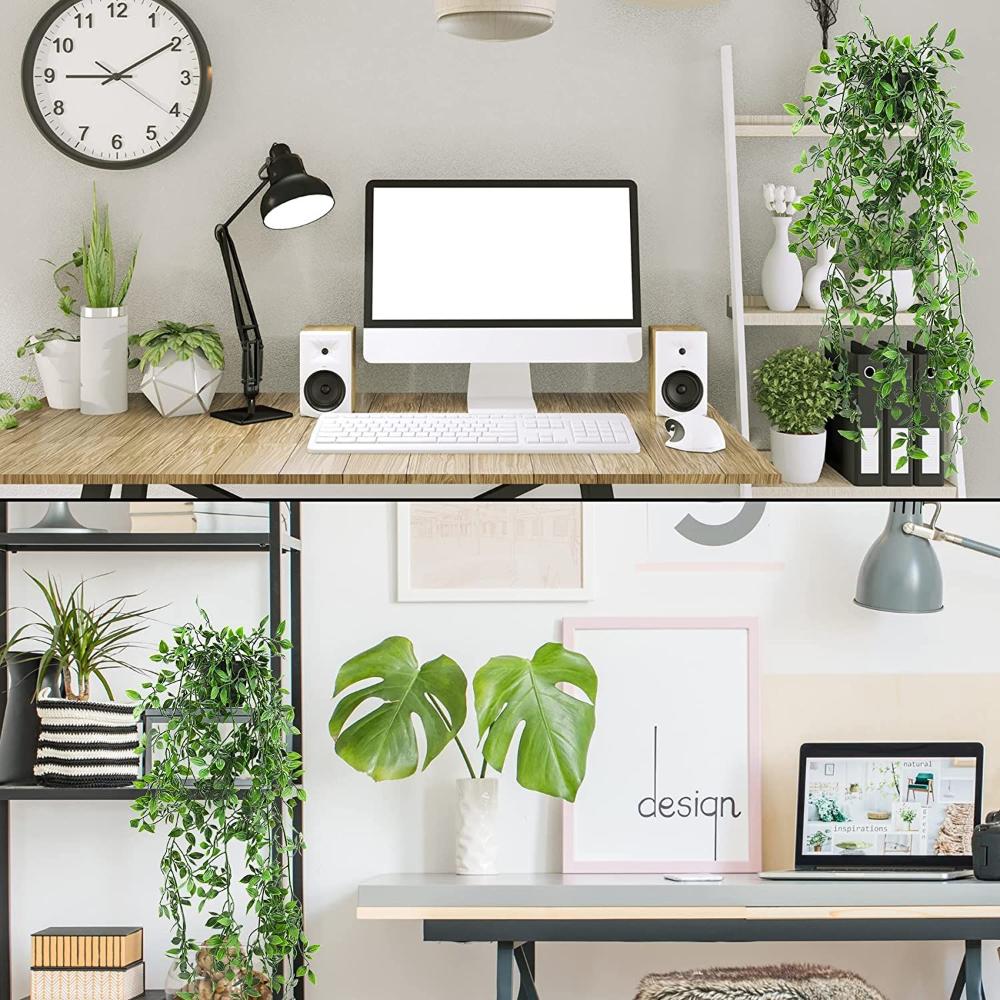 Home Decor Wall Hanging Fake Foliage Garland Plants Artificial Ivy Leaves Eucalyptus Vine