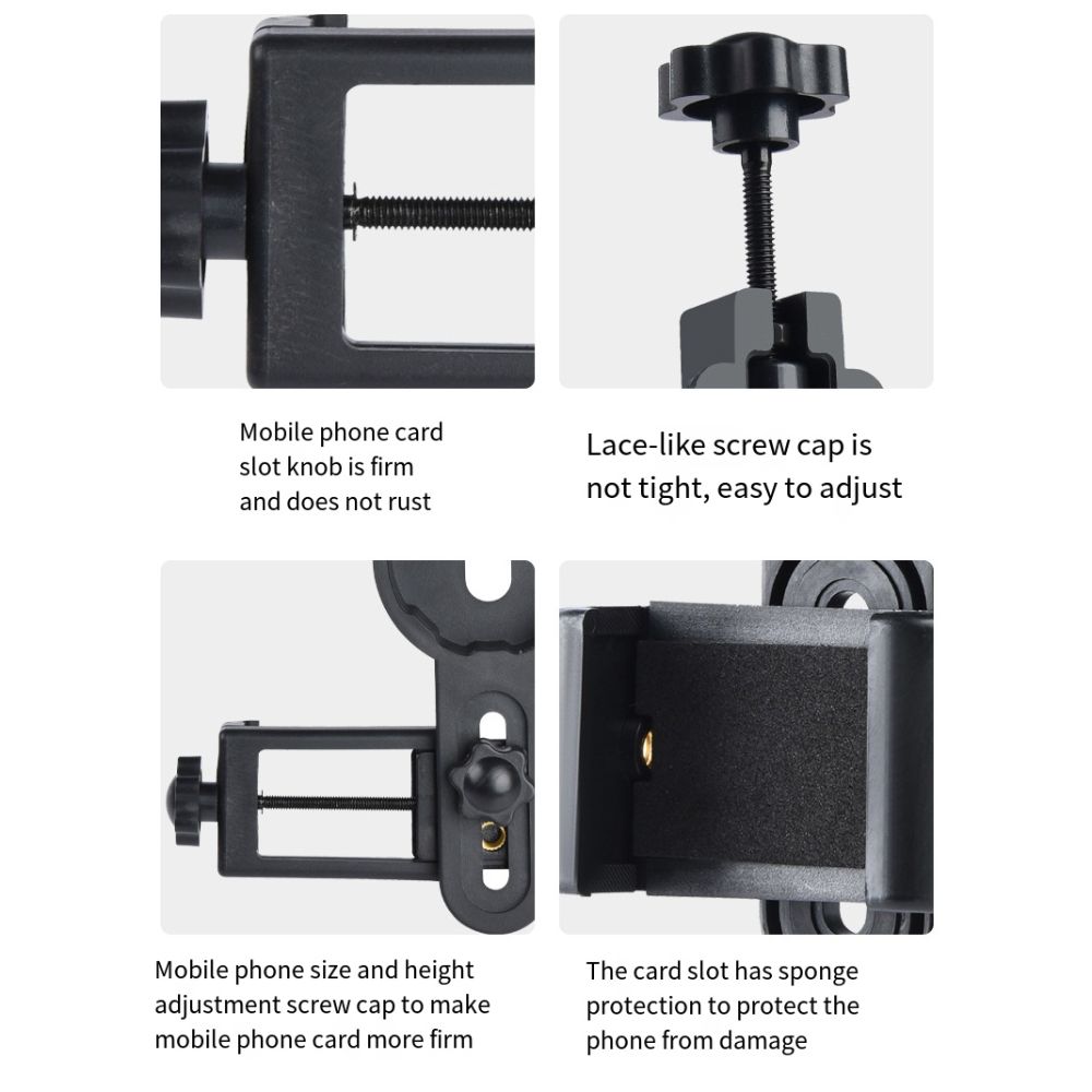 Универсальный адаптер для объектива телефона, крепление для мобильной фотографии, подставка для бинокулярного монокуляра