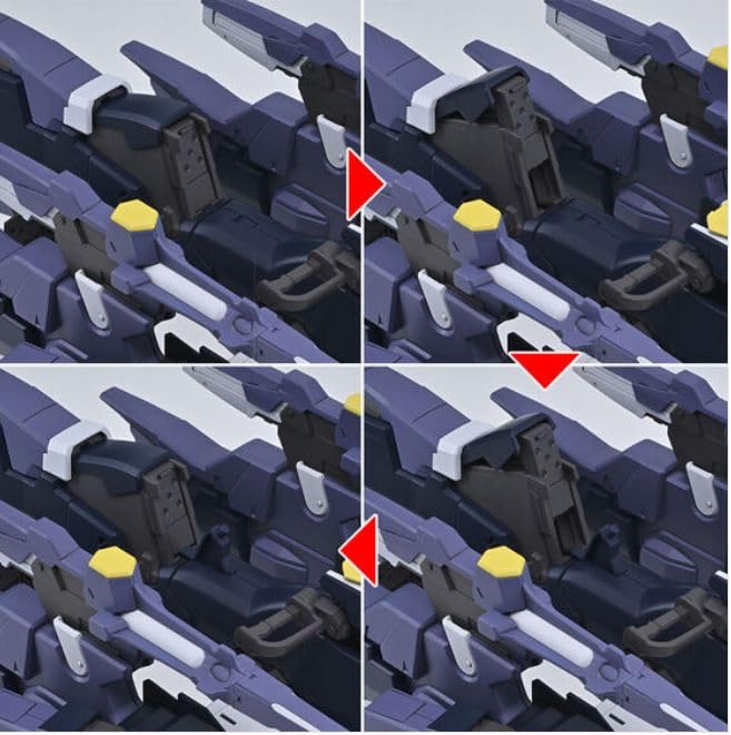 Пластиковая модель HG AM Gunner Super Robot Wars OG с цветовой кодировкой