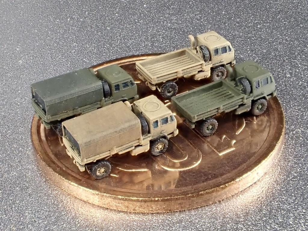 Firestarter Scale Современный набор грузовика M1078 Набор для 3D-принтера 1/700 США. FS-MUS22 (Военная техника)