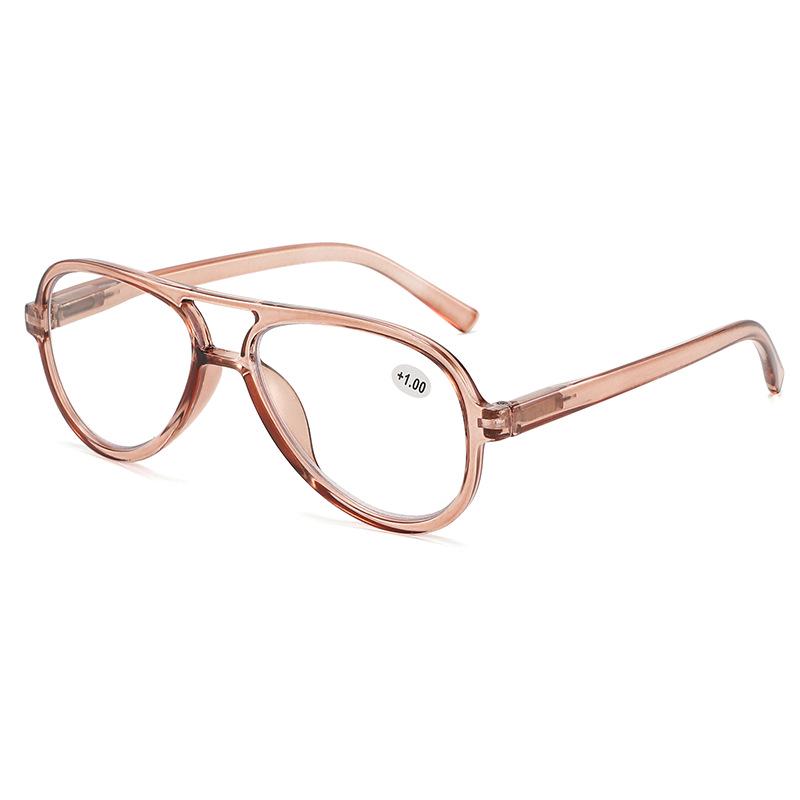 Авиаторские очки для чтения с двойной перемычкой: Удобные Универсальные Очки для Чтения для Дальнозорких Людей Среднего и Пожилого Возраста