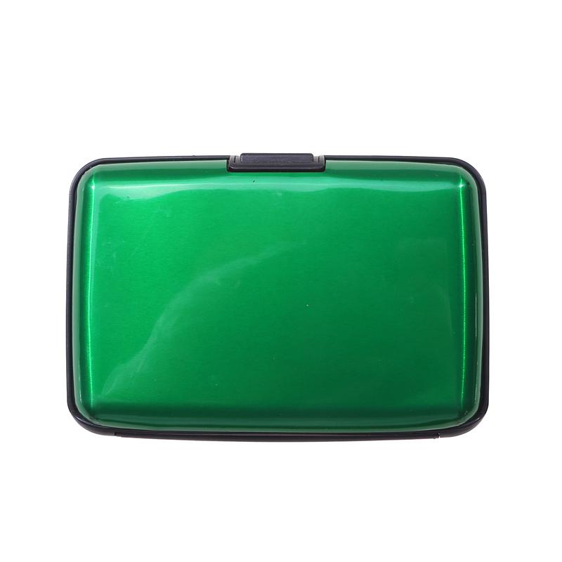 8 слотов RFID держатель для кредитных карт протектор алюминиевый металлический кошелек для кредитных карт держатель для визитных карточек для мужчин и женщин Подарочная коробка