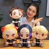Cartoon Demon Slayer Plush Toys Kawaii Kamado Tanjirou Agatsuma Zenitsu Kamado Nezuko Stuffed Dolls Lovely Pillow