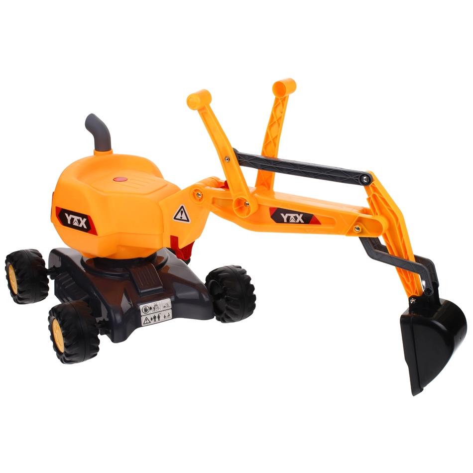 Rotary Excavator Machine on Wheels Ride-on Moving Bucket