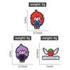 Game Characters Enamel Pins Custom Golden Strawberry is Working Hard Brooches Lapel Badges Clothes Jewelry Gift for Kids Friends