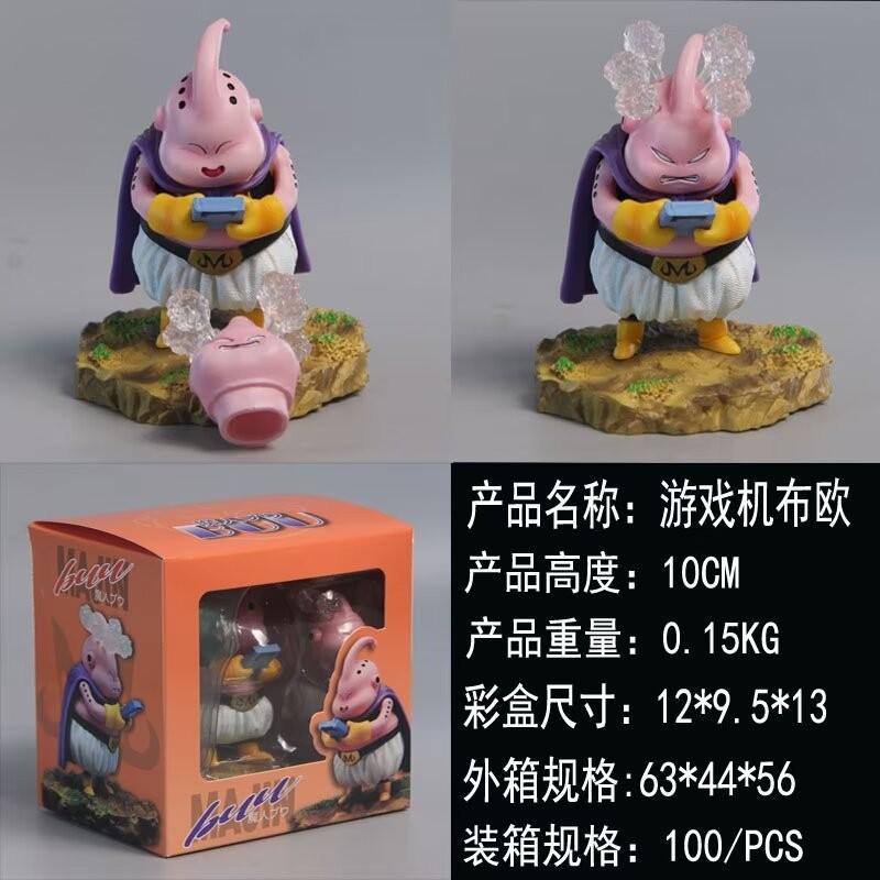 Фигурка Маджин Буу из Dragon Ball Z, Q версия, Буу с собакой и игровой консолью, ПВХ, коллекционная модель, кукла, игрушка