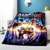 Мягкий плюшевый диван-кровать KOF в стиле аниме, тонкие одеяла для пикника с героями мультфильмов, современное фланелевое одеяло Gedruckt Bettdecke Geschenk