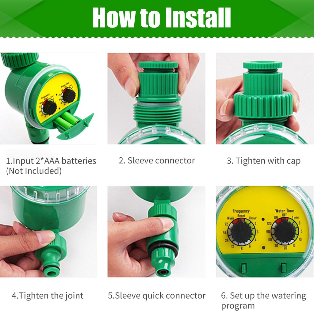 Оросительный водяной автоматический таймер полива