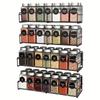 Magnetic Fridge Shelf  Kitchen Seasoning Organizer Black Shelf Storage Rack for Refrigerator Washing Machine Side Organizer