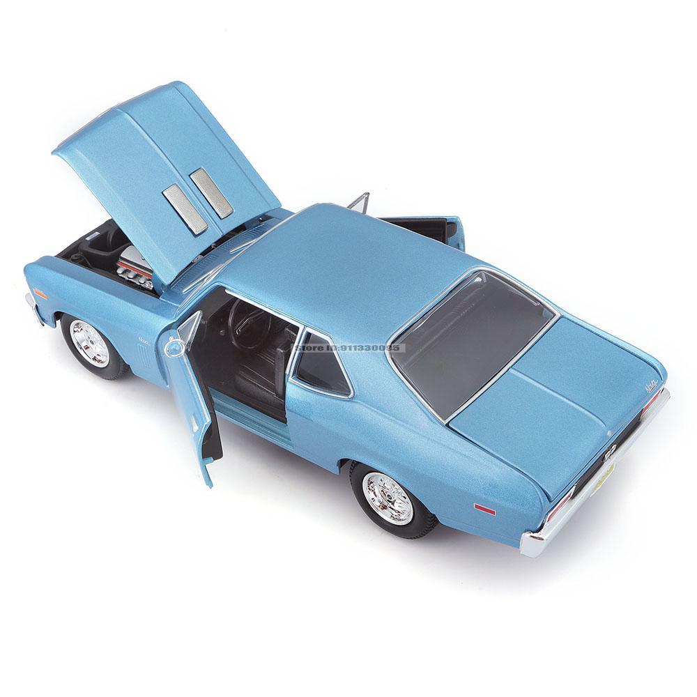 Майсто 1:24 1970 Chevrolet NOVA SS литая модель автомобиля литье под давлением статичная точная модель коллекция подарок игрушка модная игрушка
