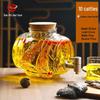 Стеклянный кувшин для настаивания с краном из нержавеющей стали