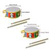 Montessori Instrument Hand Drum Toys Double Sided Wood Kids Drum Toys  Children Preschool