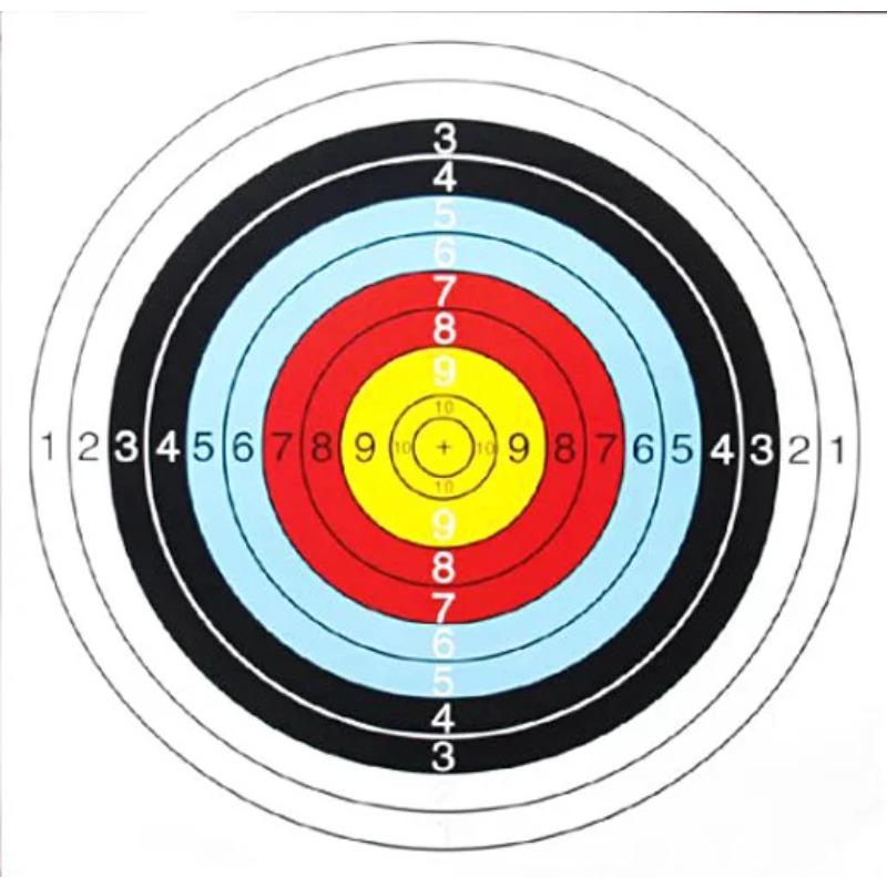 12 шт. 40x40 см бумажные мишени для стрельбы из лука, прочные, тренировочные, для тренировок, стрельбы из лука, спортивных дротиков, охоты, аксессуаров для стрельбы