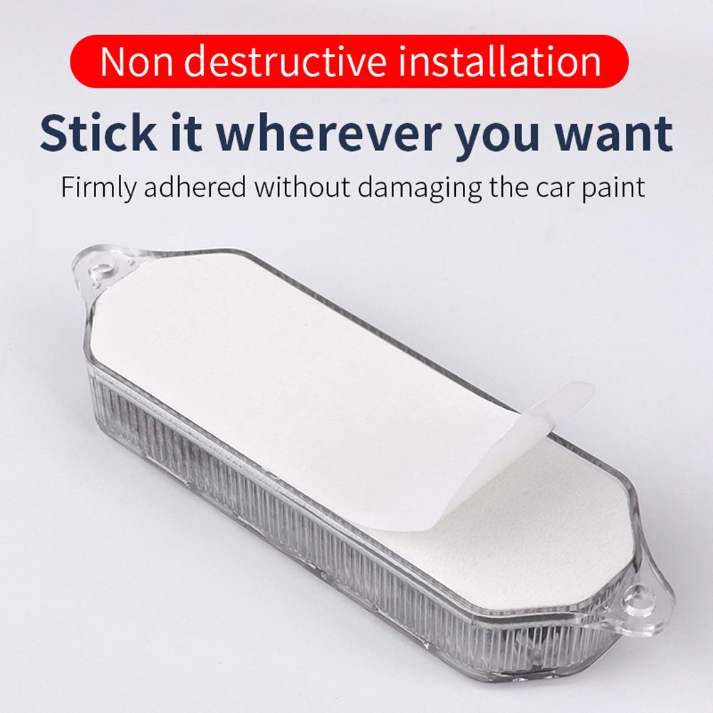 Солнечная энергия мотоциклетный автомобиль светодиодный предупреждающий фонарь ночной езды задний фонарь противотуманный стробоскопический фонарь для мотоцикла электромобиля велосипеда