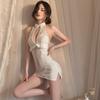 Sex underwear women's sexy passion seduction cheongsam uniform pure desire perspective hot bed skirt suit