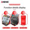 Digital Multimeter Transistor ANENG AN8009 Testers Capacitor True-RMS Tester Automotive Electrical Capacitance Meter Temp Diode