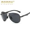 Metal Frame Men Fashion Polarized Sunglasses Classic Design Outdoor Vintage Anti Glare Driving Glasses Eyewear