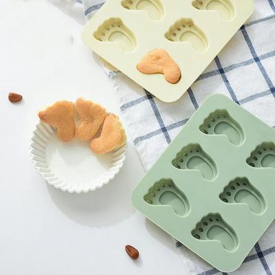 Силиконовая форма для ног Fondant Mould инструменты для украшения торта Chocolate Sugar Craft Cake Mold Силиконовые формы для выпечки для помадки