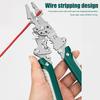 1Pcs Multifunctional Foldable Wire Stripper Crimper Cable Cutter Pliers Electrician Cable Cutting Wiring Pulling Stripping Tools