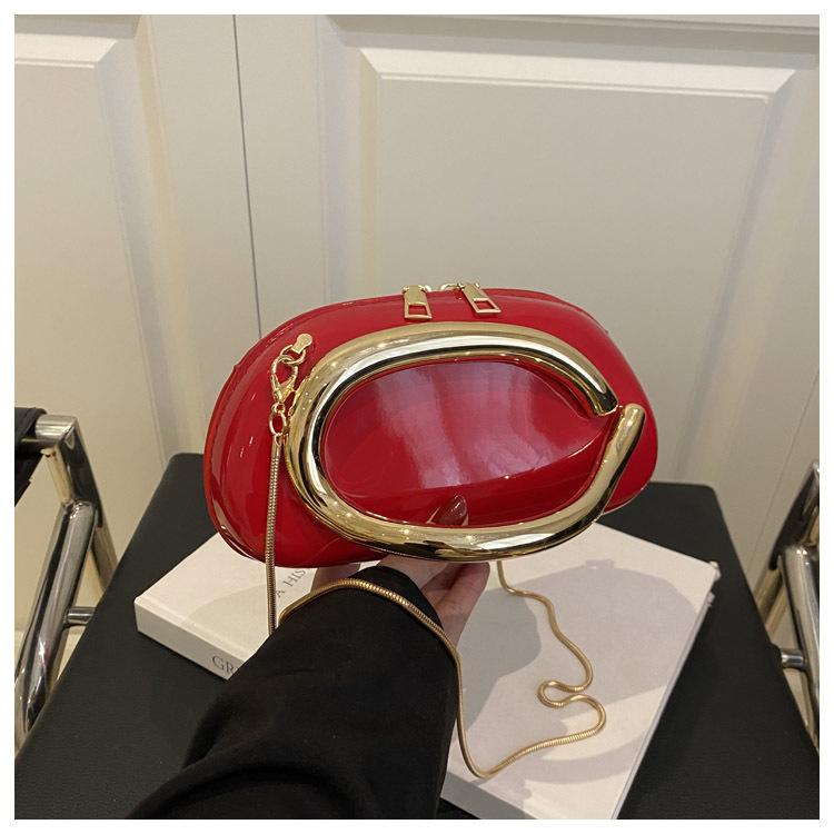 Дизайн Столкновение Цветов Личность Темперамент Мода Цепочка Кроссбоди На Плечо Маленькая Квадратная Женская Сумка