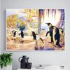 Diamond Embroidery Cross Stitch Animals Penguin Family Diamond Mosaic Scenic Pictures Rhinestones