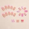 French Love False Nails Long Square Press on Nails Fashion Nail Tips  DIY