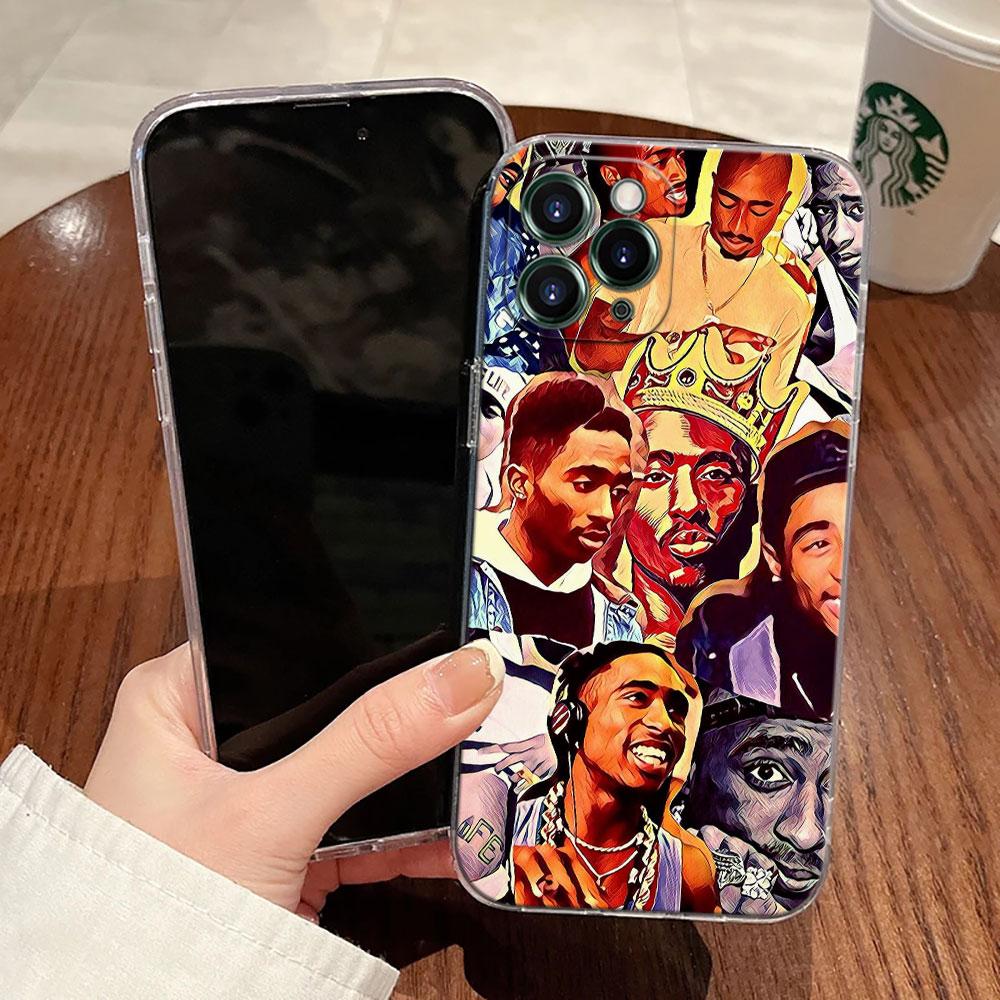 2 Pac Тупак Тупад Джада Рэпер Чехол Для Apple iPhone 17 16 15 14 13 12 11 Pro Max Plus 16E 17Air 17Pro Чехол Для Телефона Силиконовый Funda