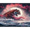 Paint By Number For Adults With Frame Tiger Crafts Kits Animal Bedroom Decoration Gift