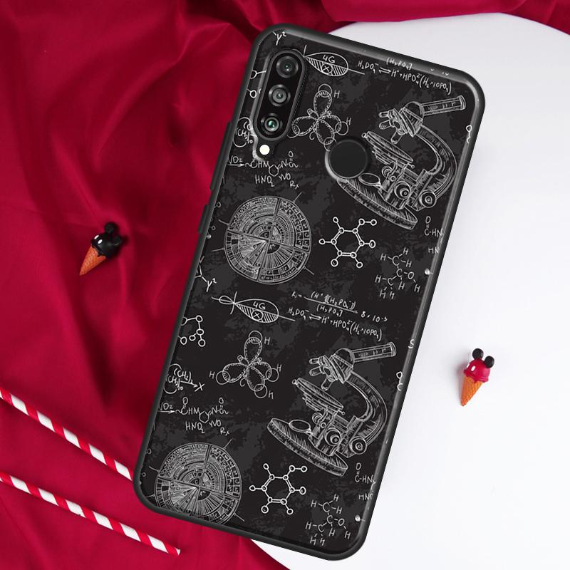Чехол Science Biology Chemistry для Huawei Nova 8i 7i 11i 12i 12s 9 10 SE Y90 Y60 Y70 Y72 Y61 Y91 P30 P40 Lite P60 Pro