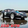 1:32 250 Gto Гоночный автомобиль для гонок на выносливость Сплав Металл Литье под давлением Модель автомобиля Модные украшения Коллекционные предметы Украшения Подарки на день рождения для друга