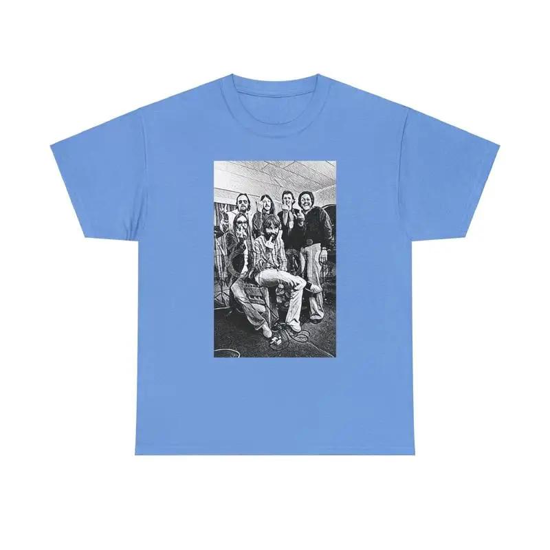 The Doobie Brothers Print Crew Neck Heavy Cotton T Shirt