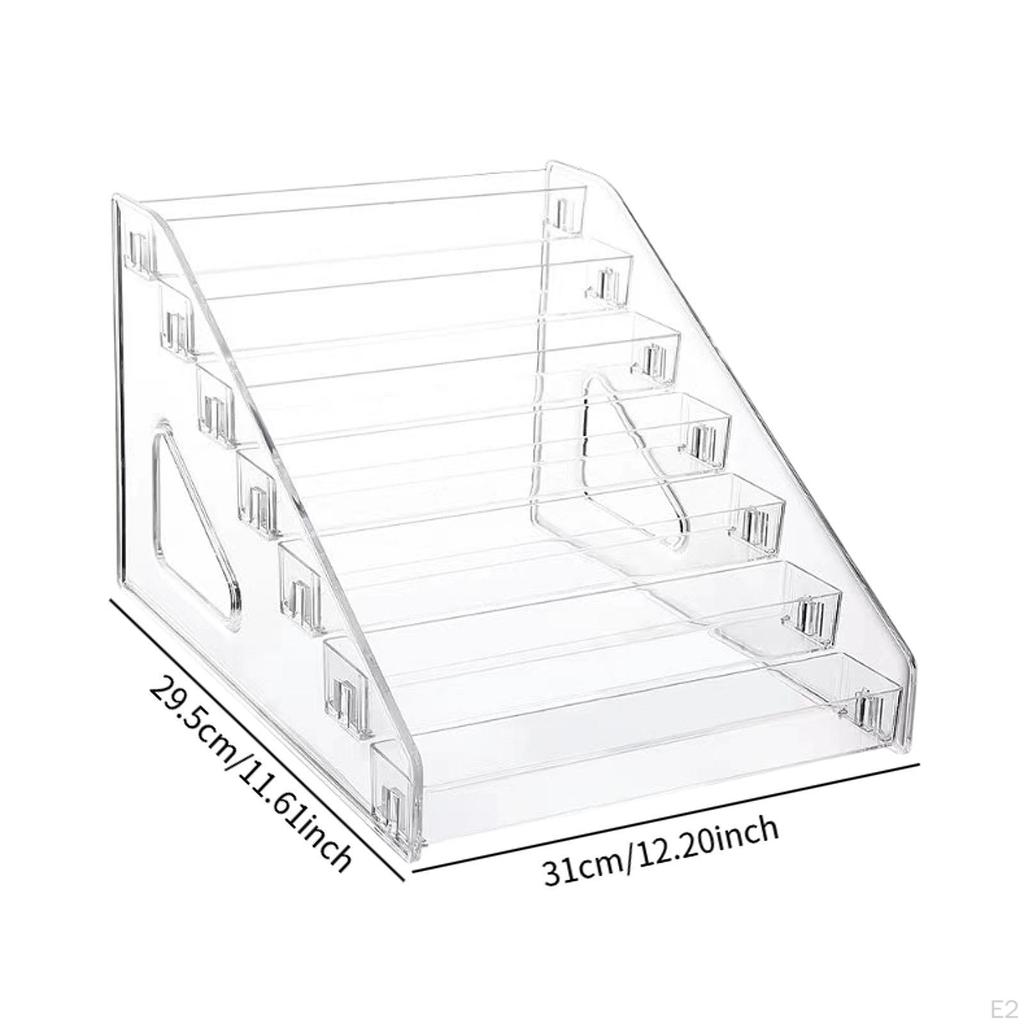 2 акриловых держателя для помады, подставка для лака для ногтей, подставки для эфирных масел для магазина