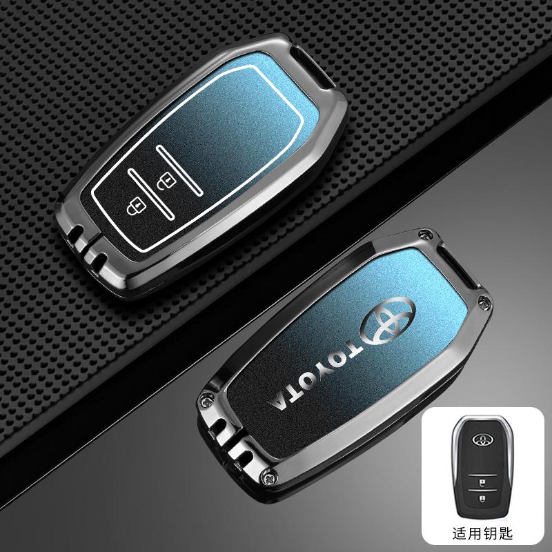 Чехол-оболочка для корпуса автомобильного ключа для Toyota CHR Hilux Fortuner Land Cruiser 200 Camry Corolla Crown RAV4 Highland Аксессуары Брелок
