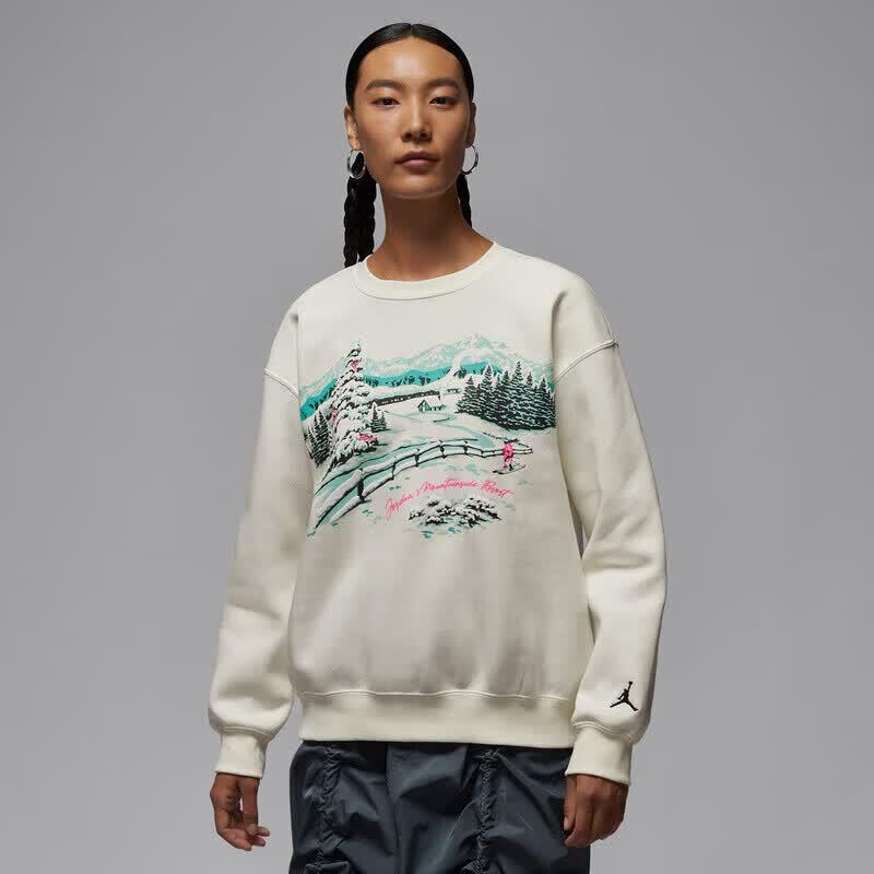 Jordan Women's Ski Graphic Fleece Crewneck