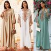 AB417 Autumn/Winter 2024 Women's Embroidered Muslim Robe for Middle East Market