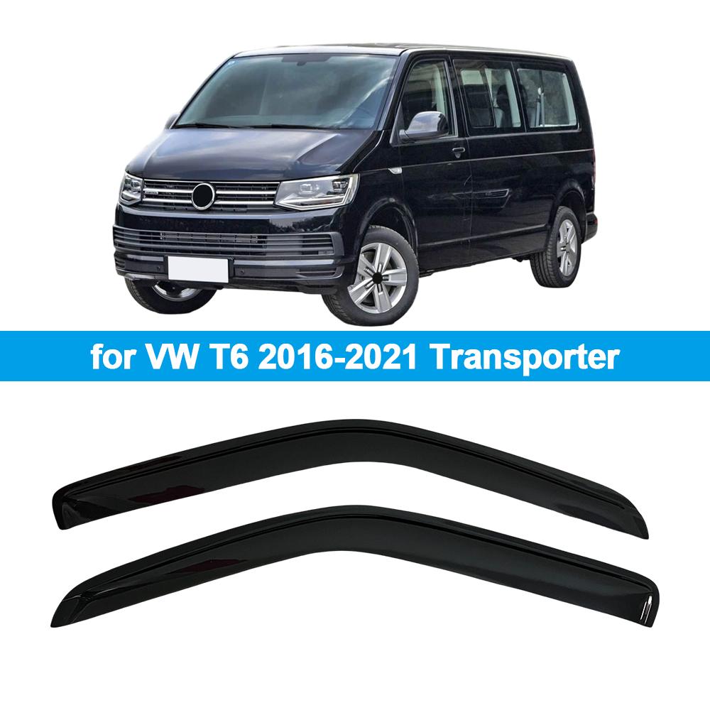 Дефлекторы боковых окон для VW T6 2016 2017 2018 2019 2020 2021 Transporter Ветровики Защита от дождя Козырьки дверей Вентиляционные