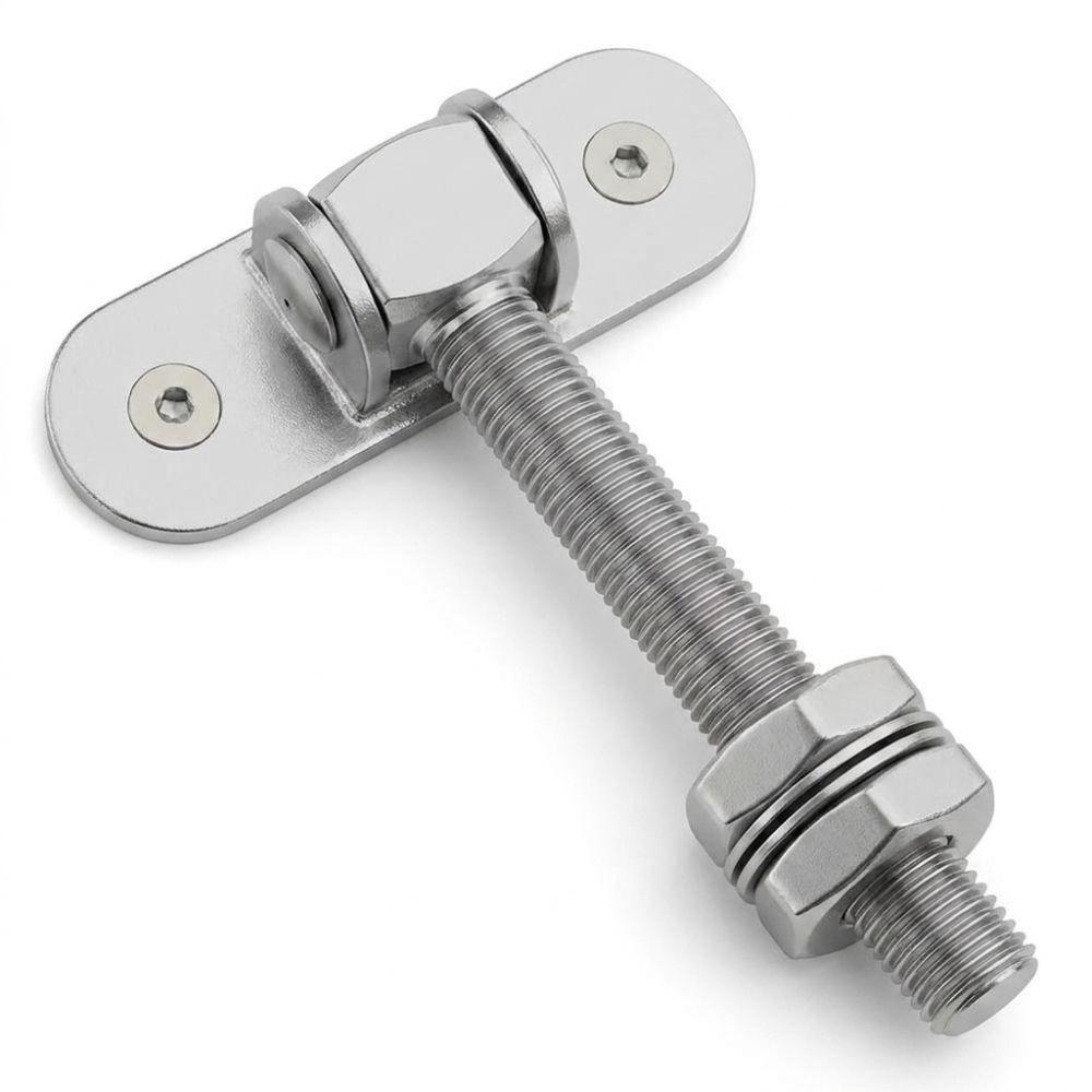 2pcs 1100lbs Load Capacity Stainless Steel Hinge Rust Resistant Farm Fence Hardware Courtyard Gate