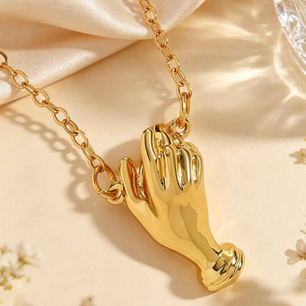 French Hand-Shaped Corsage Brooch Creative Suit Dress Corsage Accessory Premium Suit Coat Pin  Gift