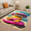 3D  Cute Minions Cartoon Christmas Gift Living Room Non-Slip Area Rug Carpet for Bedroom Playroom Sofa,Home Decor Doormat