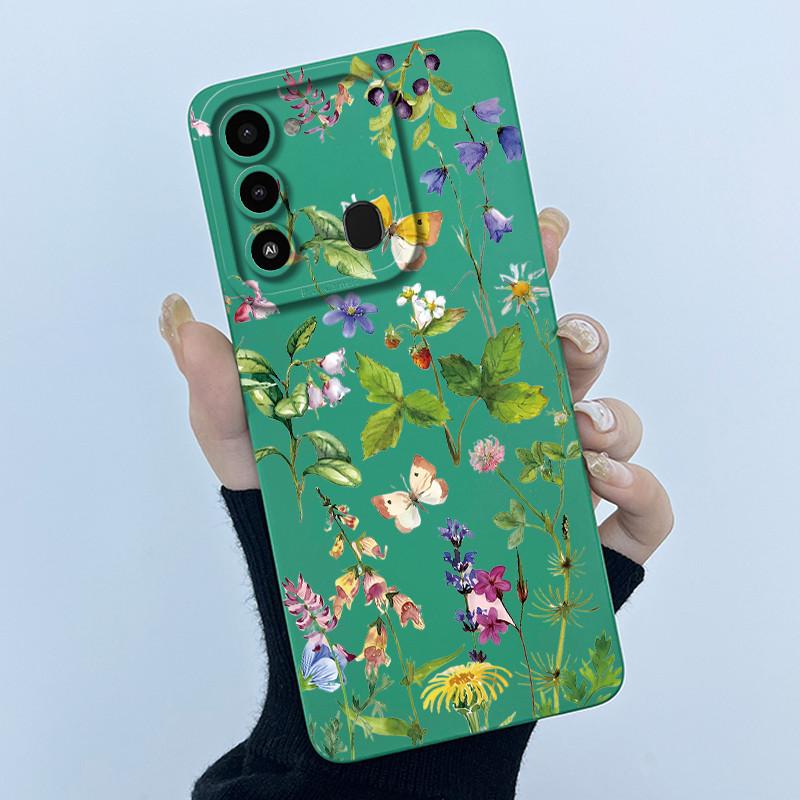 Чехол для телефона Tecno Spark 8C KG5k KG5j Милая Панда Девочки Кошки Жидкий Силикон Задняя Крышка Для Tecno Spark Go 2022 Spark8C Funda