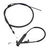 2PCS Car Rear+Front Hood Lock Latch Release Cable For A4 A5 S4 S5 8T1823535 8T1823531 Replacement Accessories